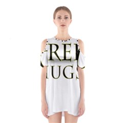 Freehugs Shoulder Cutout One Piece