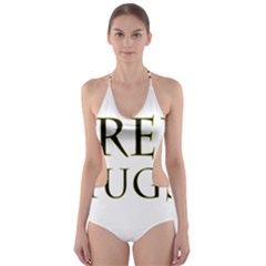 Freehugs Cut-out One Piece Swimsuit