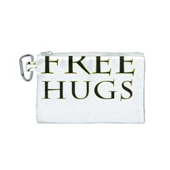 Freehugs Canvas Cosmetic Bag (small) by cypryanus