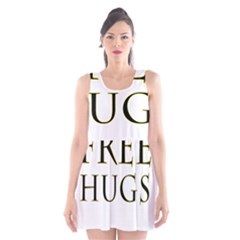 Freehugs Scoop Neck Skater Dress