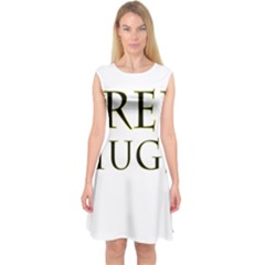 Freehugs Capsleeve Midi Dress