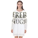 Freehugs Long Sleeve Chiffon Shift Dress  View1