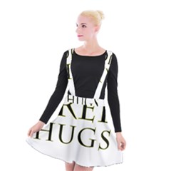 Freehugs Suspender Skater Skirt by cypryanus