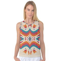 Symmetric Distorted Shapes                              Women s Basketball Tank Top by LalyLauraFLM