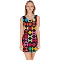 Colorful Rhombus And Triangles                                Bodycon Dress by LalyLauraFLM