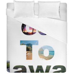 Hawaii Duvet Cover Double Side (california King Size)