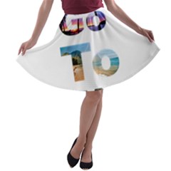 Hawaii A-line Skater Skirt