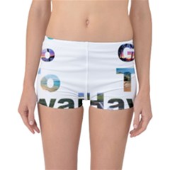 Hawaii Reversible Boyleg Bikini Bottoms