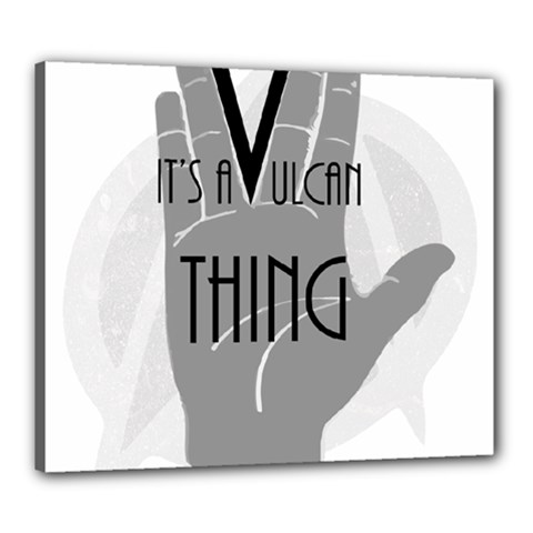 It s A Vulcan Thing Canvas 24  X 20  by Howtobead