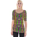 Sunset Love In The Rainbow Decorative Wide Neckline Tee View1