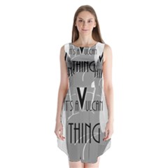 It s A Vulcan Thing Sleeveless Chiffon Dress  