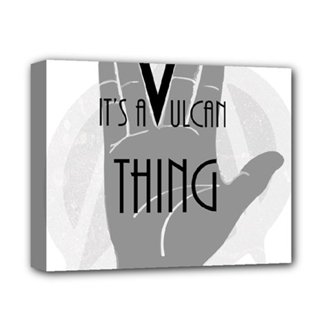 It s A Vulcan Thing Deluxe Canvas 14  X 11  by Howtobead