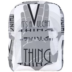 It s A Vulcan Thing Full Print Backpack by Howtobead