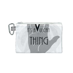 It s A Vulcan Thing Canvas Cosmetic Bag (small) by Howtobead