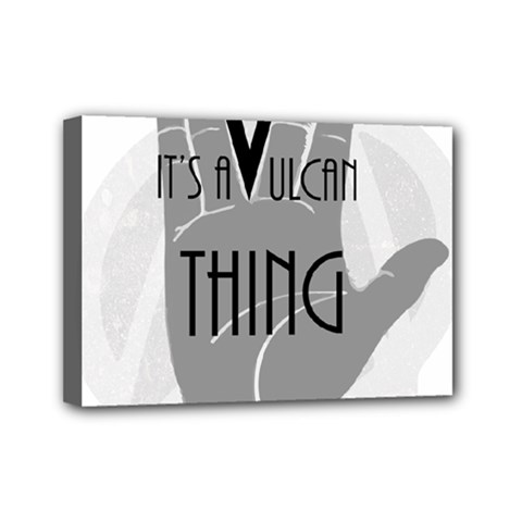 Vulcan Thing Mini Canvas 7  X 5  by Howtobead