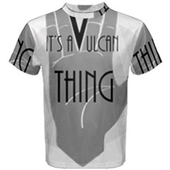 Vulcan Thing Men s Cotton Tee by Howtobead