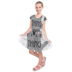 Vulcan Thing Kids  Short Sleeve Dress by Howtobead