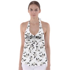 Birds Pattern Photo Collage Babydoll Tankini Top by dflcprints