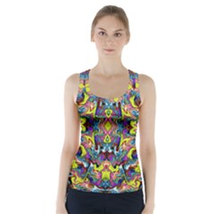 Pattern-12 Racer Back Sports Top