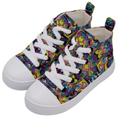 Pattern-12 Kid s Mid-top Canvas Sneakers