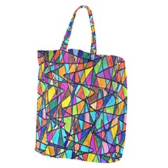 Pattern-13 Giant Grocery Zipper Tote by ArtworkByPatrick