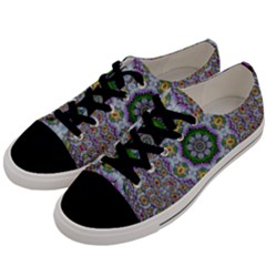 Summer Bloom In Floral Spring Time Men s Low Top Canvas Sneakers by pepitasart