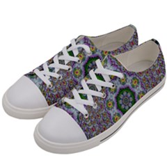 Summer Bloom In Floral Spring Time Women s Low Top Canvas Sneakers by pepitasart