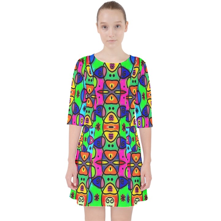 ARTWORK BY PATRICK-Pattern-18 Pocket Dress