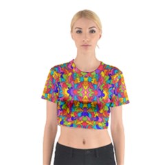 Artwork By Patrick-pattern-19 Cotton Crop Top by ArtworkByPatrick