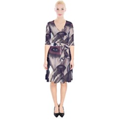 Femininely Badass Wrap Up Cocktail Dress by sirenstore