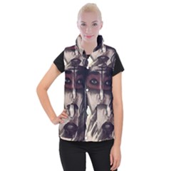 Femininely Badass Women s Button Up Vest by sirenstore