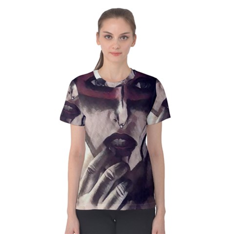 Femininely Badass Women s Cotton Tee by sirenstore