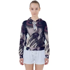 Femininely Badass Women s Tie Up Sweat by sirenstore