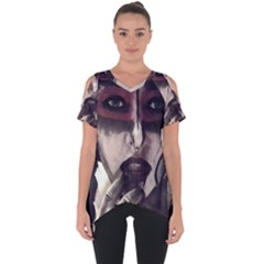 Femininely Badass Cut Out Side Drop Tee by sirenstore