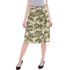 Camouflage 03 Midi Beach Skirt