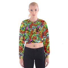 Pattern-21 Cropped Sweatshirt by ArtworkByPatrick