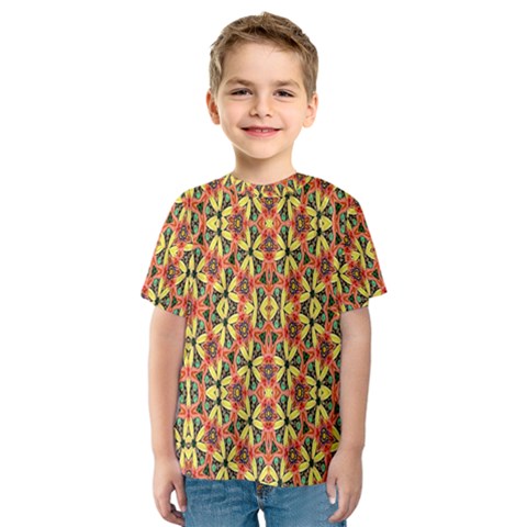 Pattern-25 Kids  Sport Mesh Tee by ArtworkByPatrick