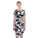 Camouflage02 Classic Short Sleeve Midi Dress View1