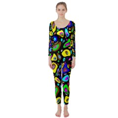 ARTWORK BY PATRICK-Pattern-30 Long Sleeve Catsuit