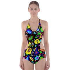 ARTWORK BY PATRICK-Pattern-30 Cut-Out One Piece Swimsuit