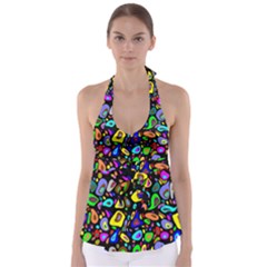 ARTWORK BY PATRICK-Pattern-30 Babydoll Tankini Top