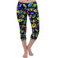 ARTWORK BY PATRICK-Pattern-30 Capri Yoga Leggings