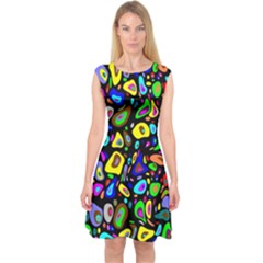 ARTWORK BY PATRICK-Pattern-30 Capsleeve Midi Dress