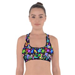 ARTWORK BY PATRICK-Pattern-30 Cross Back Sports Bra