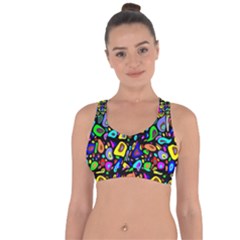 ARTWORK BY PATRICK-Pattern-30 Cross String Back Sports Bra