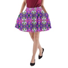Pattern-32 A-line Pocket Skirt by ArtworkByPatrick