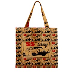 55 Chevy Zipper Grocery Tote Bag by ArtworkByPatrick
