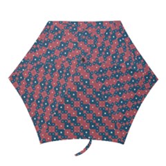 Squares And Circles Motif Geometric Pattern Mini Folding Umbrellas by dflcprints