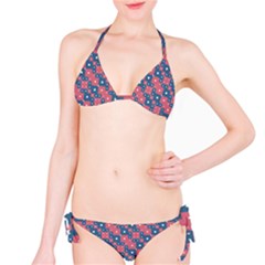 Squares And Circles Motif Geometric Pattern Bikini Set by dflcprints