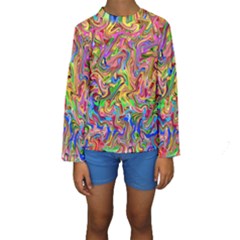 Colorful-2 Kids  Long Sleeve Swimwear by ArtworkByPatrick